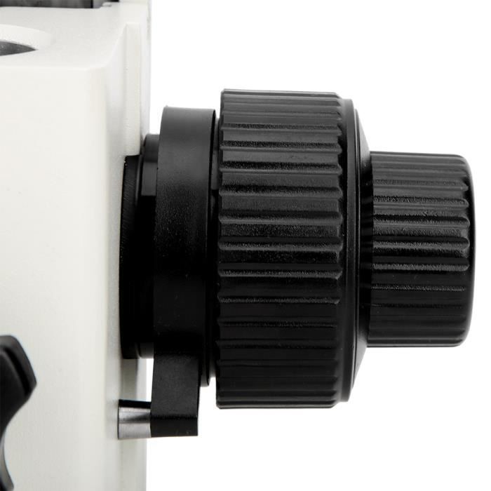 Anneau Lumineux LED 40 LEDs Pour Microscope - Diamètre Réglable 28-46mm - Éclairage Pour Observation Précise