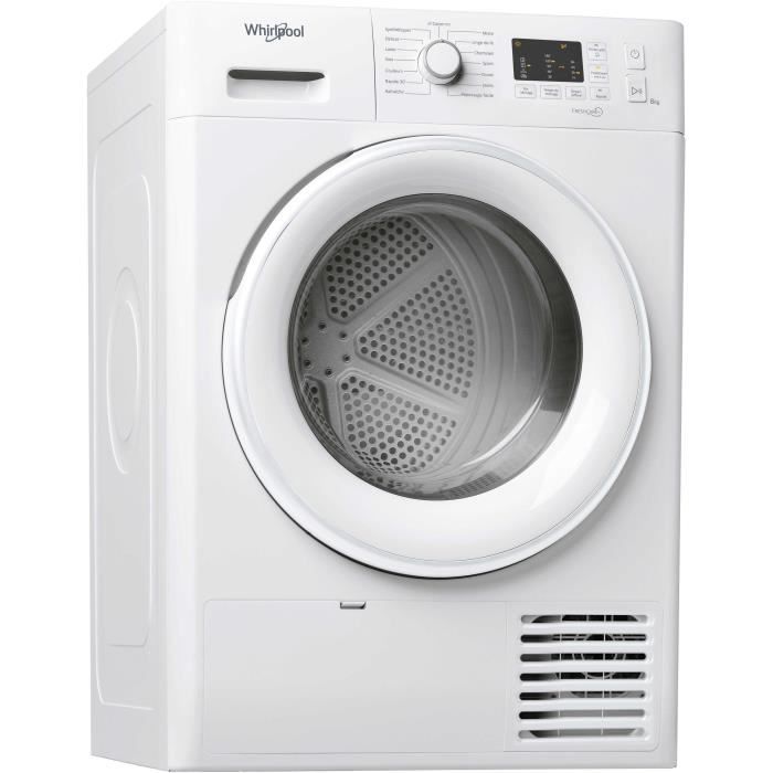 Photo de whirlpool-ftm1081fr-seche-linge-8-kg-pompe-a-chaleur-a-blanc