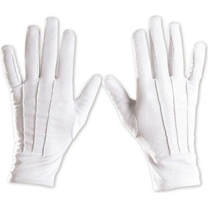 Gants blancs homme XL Blanc Blanc - Cdiscount Prêt-à-Porter