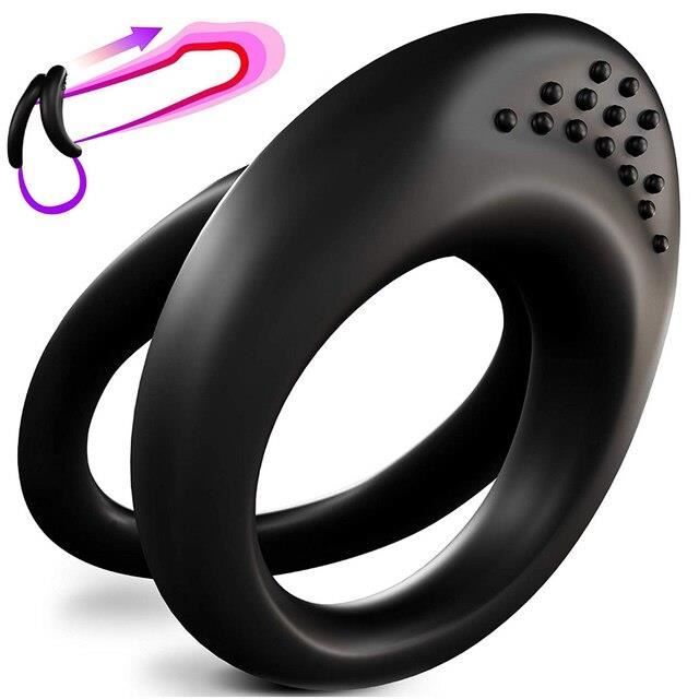 Anneau En Silicone Renforcé Pour Homme - Lot De 8 Anneaux, Accessoire Souple, Polyvalent Et Confortable