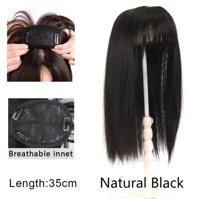 Extensions Cheveux Synthétiques Noires Lisses – Longues, à Clips, Neuves Sans étiquette