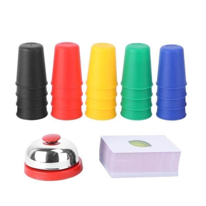 1 jeu coloré de jouet empilables parent-enfant tasses jouets d'empilage ...