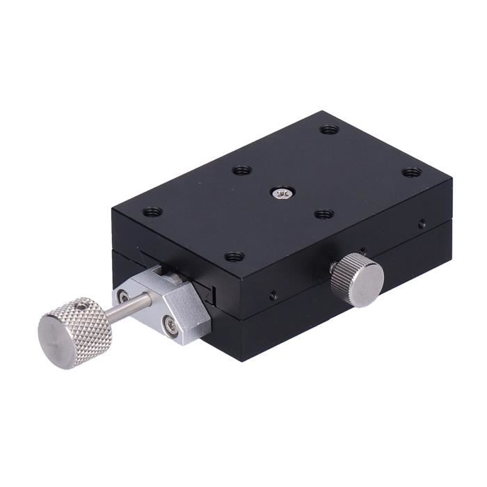 Table Coulissante De Précision Manuelle 60x60 Mm - Pour Réglage Fin En Optique Ou électronique