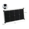 Kit panneau solaire mobile 60 W avec batterie et régulateur-1