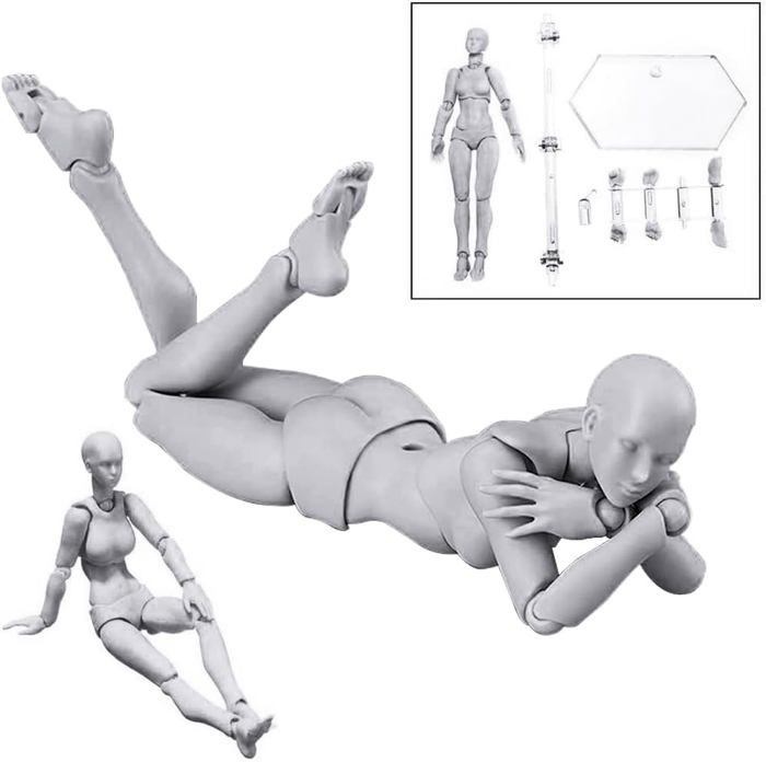 Figures d'action Modèle Personnalisable Action PVC Drawing Figure Modèle Grand Aide avec Une Base de Support pour Décoration de Bureau Peinture Photographie Props ET Collections (Homme) (Femme Figures d'action Modèle Personnalisable Action PVC Drawing Figure Modèle Grand Aide avec Une Base de Support pour Décoration de Bureau Peinture Photographie Props ET Collections (Homme) (Femme