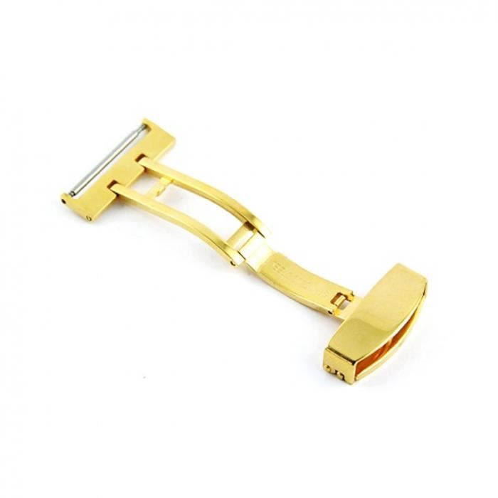 Bracelet De Montre En Acier Inoxydable - Boucle Déployante Pour Homme, Style Sport, Ajustable 20 Mm / 22 Mm - 6