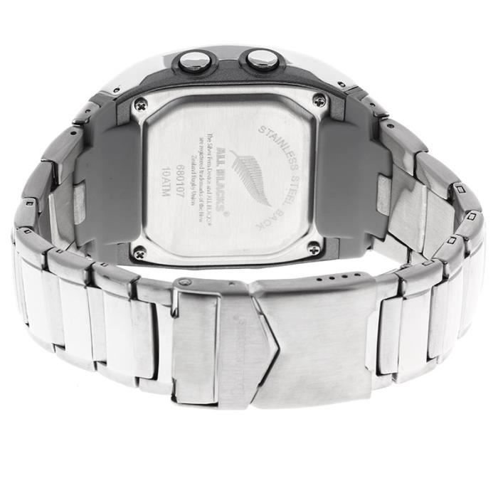 Montre all black online 10 atm