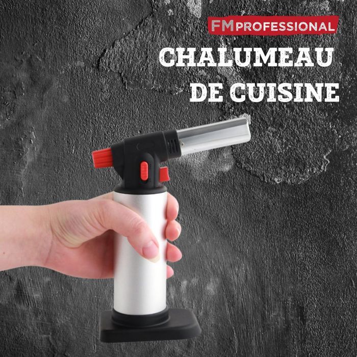 Pistolet à Flamme Butane Professionnel - Température Réglable Jusqu’à 1300°C - Cuisine, Soudage, BBQ - Laiton - 5
