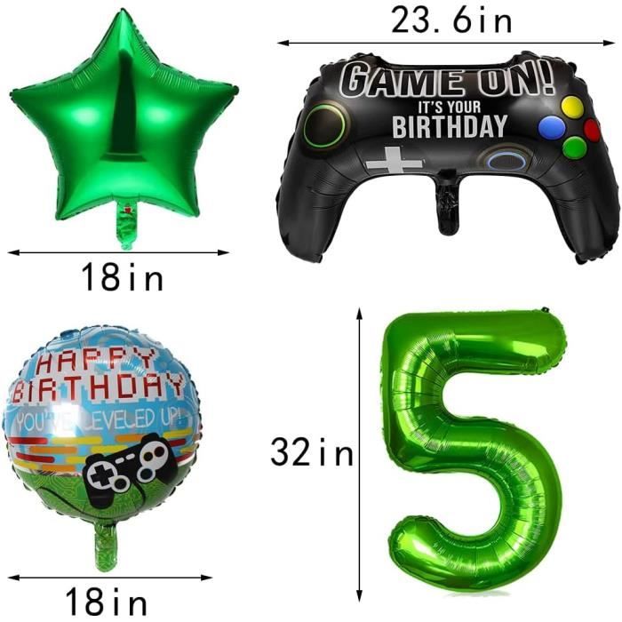 Décoration De 5E Anniversaire - Ballon De Football - 5 Ans - Vert - Décoration D'Anniversaire Décoration De 5E Anniversaire - Ballon De Football - 5 Ans - Vert - Décoration D'Anniversaire