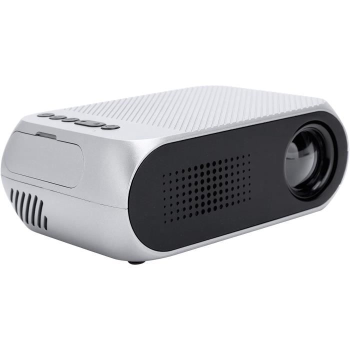 Mini Vidéoprojecteur Portable 400-600 Lumens Smart Home Cinéma LED Home &  Outdoor Vidéoprojecteur Bleu [391]