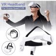 Casque VR Pour Oculus Quest 2, Lunettes VR 3D Casque De Jeu De R&eacute;alit&eacute; Virtuelle Avec Bandeau R&eacute;glable, R&e132-2
