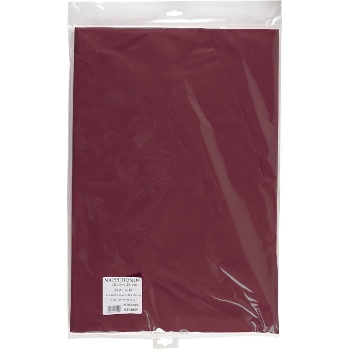 Pro Nappe - Ref. R785031I wegwerptafelkleed in spingebonden vlies - rol van 50 m lang en 1,20 m breed - kleur kiwi groen - scheurvaste stof, waterafstotend en afwasbaar