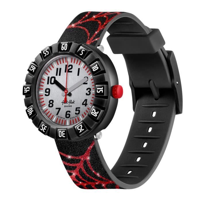 Montre enfant FLIK FLAK WEBAXUS Couleur blanche et rouge