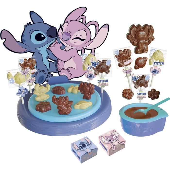Lansay Mini Délices – Atelier Chocolat Stitch & Angel – Moules, Accessoires, Livret – Création Gourmande Dès 6 Ans