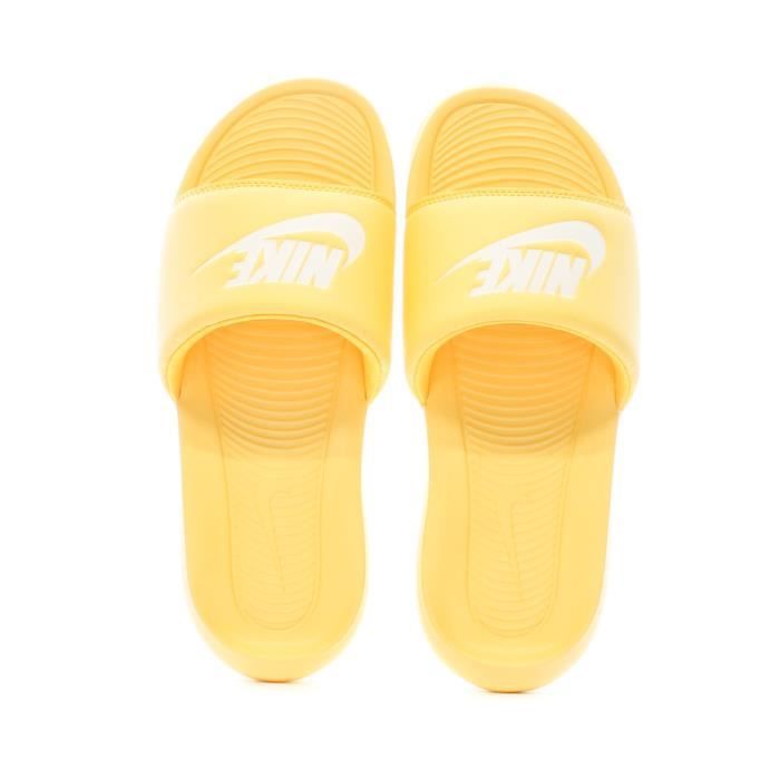 Claquette nike on sale jaune fluo