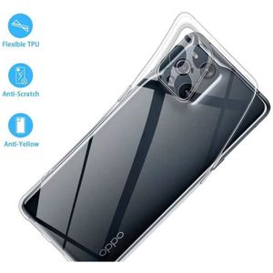 Coque De Protection En Silicone TPU Transparente Pour Oppo Find X3 Pro - Marque Little Boutik