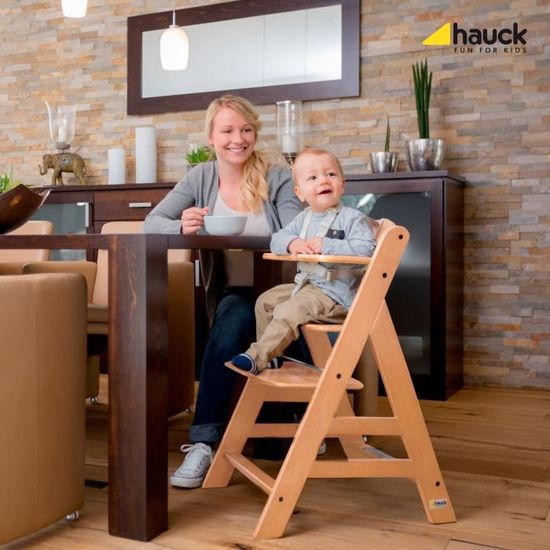 Naturel Non Inclus Pour Enfants De 6 Mois Jusqua 90 Kg Hauteur Reglable Utilisable Pour Bebe Des La Naissance Avec Alpha Bouncer Newborn Set Hauck Chaise Haute Evolutive