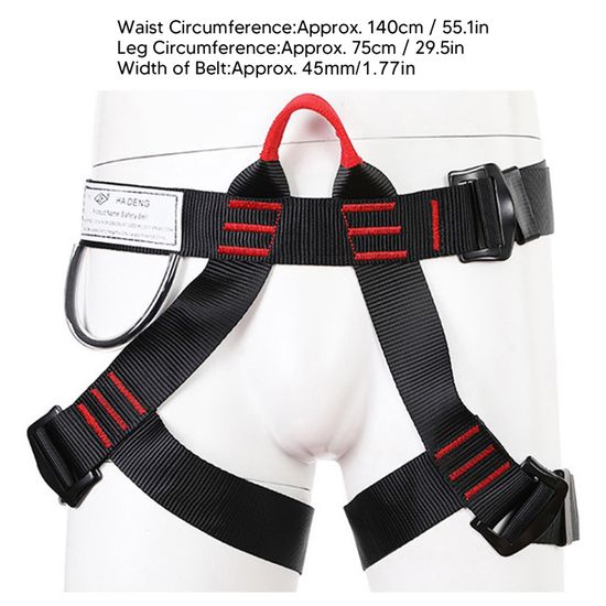 Points Fixation Multiples Harnais D'escalade MOUNTTU - Demi-corps Réglable Polyester - Pour Secours, Spéléo, Travail En Hauteur Harnais Spéléologie Sauvetage