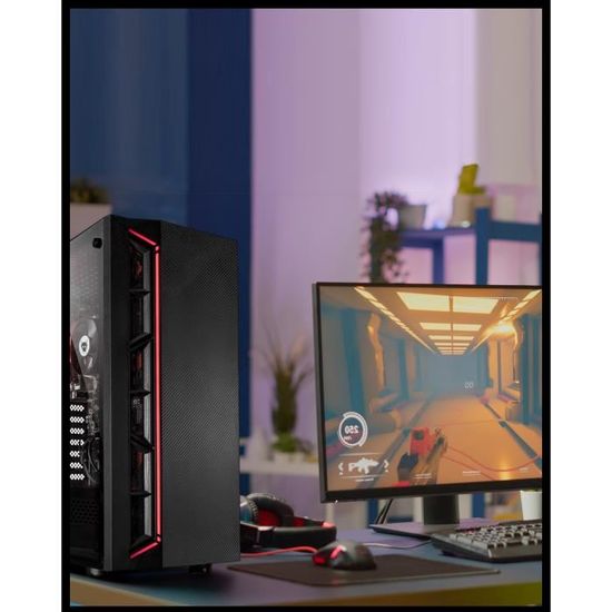 BEASTCOM Q3  PC Gamer Complet, AMD Ryzen 3 4X 4,00 GHz, 16Go RAM