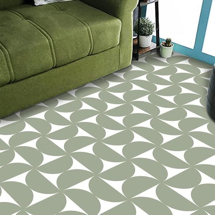 32 Carreaux Adhésifs Muraux 3D Vert Sauge - 30x30 Cm, Imperméables, Pour Crédence Cuisine Ou Salle De Bain