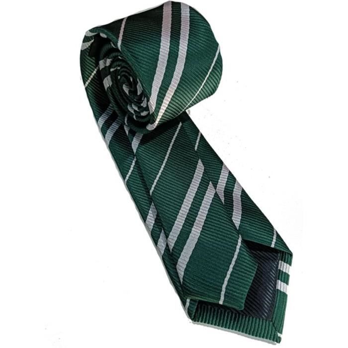 Gryffondor Cravate Serpentard Costume Poufsouffle Tie Official Striped Tie  Necktie Multicolore Wizard School Wizard Cloak Ro[J5067] Vert - Cdiscount  Prêt-à-Porter