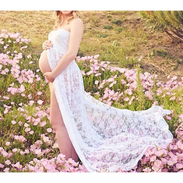 Cdiscount Robe De Grossesse Dentelle Robe De Maternité En Dentelle