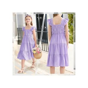 Robe Femme Grande Taille 24W 1X 2X Dentelle Violette Neuve Avec étiquettes - Longueur Genou