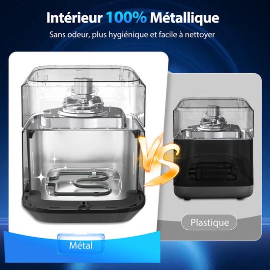 Aigostar Joy - Friggitrice ad aria da 8 litri, friggitrice senza olio
