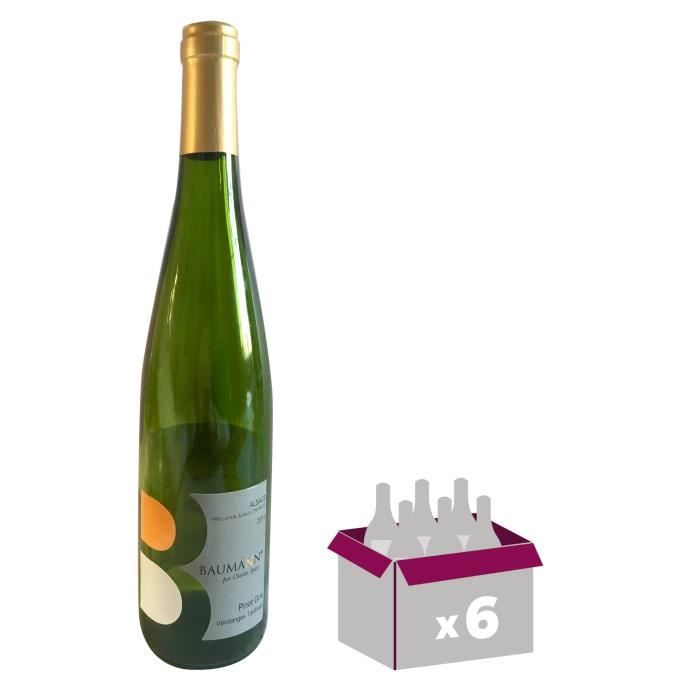 DOMAINE BAUMANN 2011 Pinot gris Vendange Tardives - Vin blanc d'Alsace x6