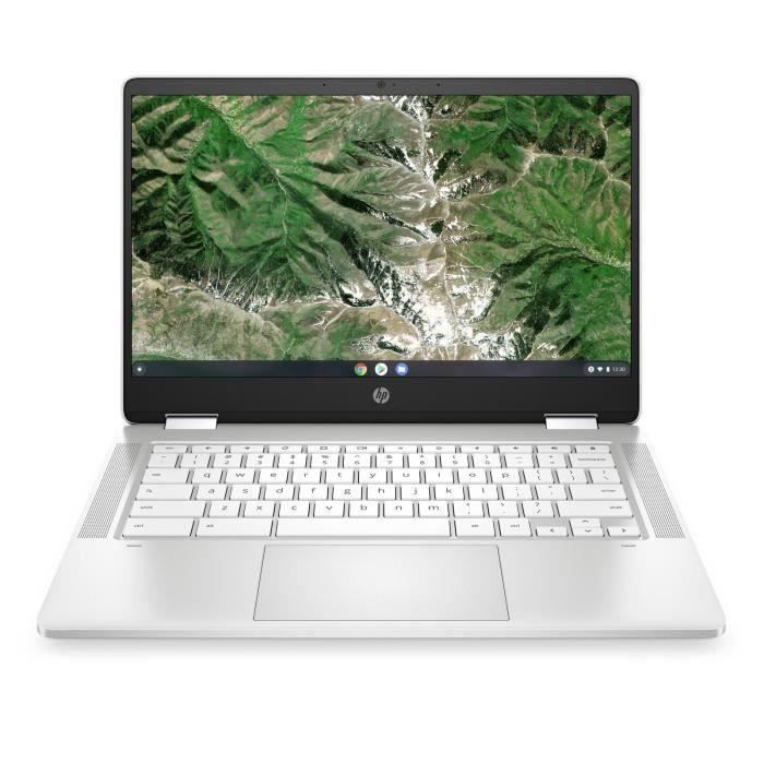 Ordinateur Portable Chromebook Hp 14A-Ca0057Nf - 14'' Fhd Tactile/Convertible - Pentium Silver - Ram 8Go - Stockage 64Go - Chromeos