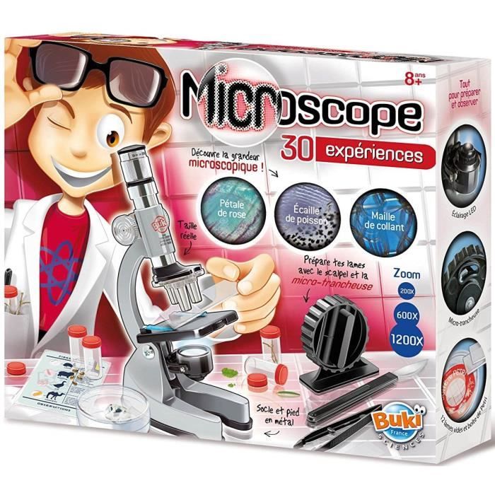 Buki France - Microscope 30 expériences - Cdiscount Jeux - Jouets