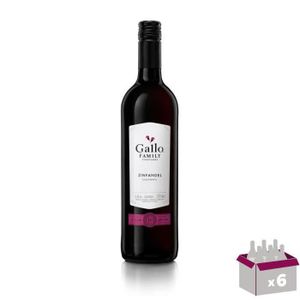 VIN ROUGE Gallo Family Zinfandel - Vin rouge de Californie x
