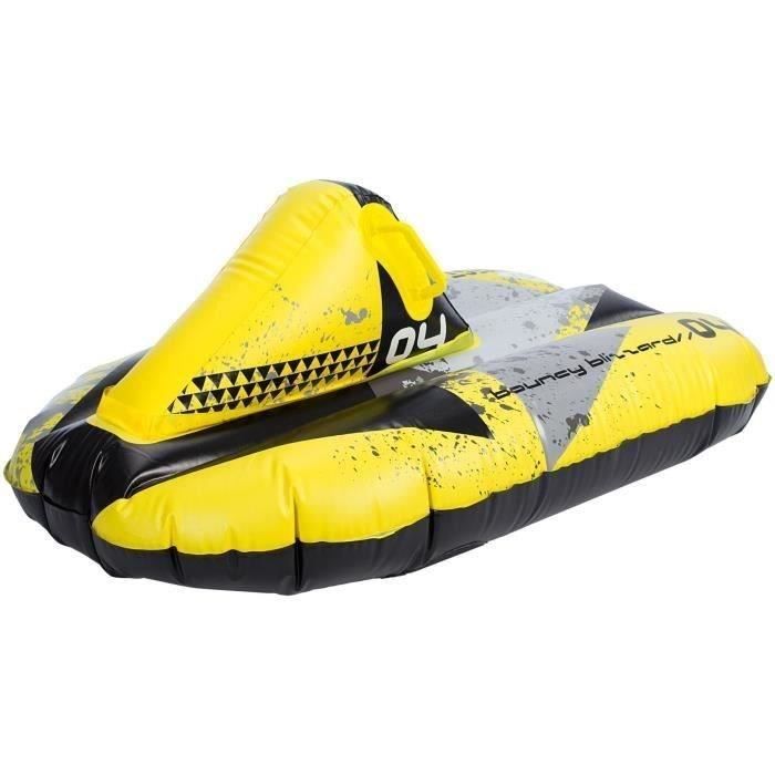 Luge Gonflable QPAU Pour 2 Personnes – Housse Renforcée, Dossier Et Poignées – Supporte 226 Kg – Glisse Hivernale Familiale