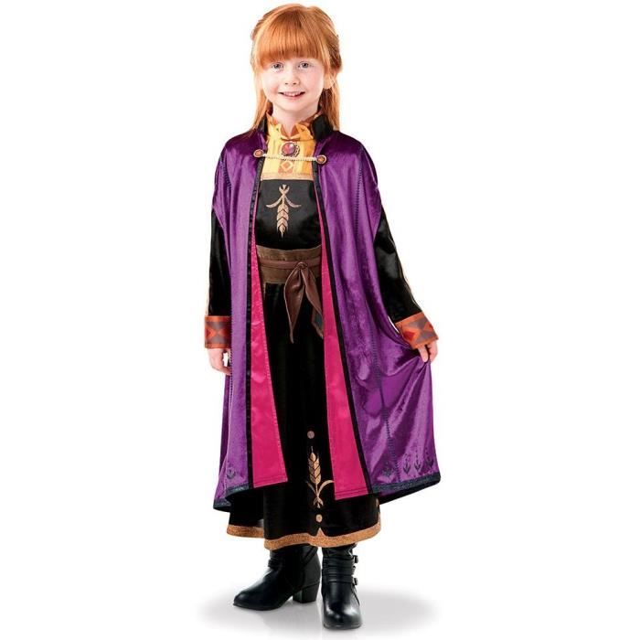 déguisement luxe anna - disney - princesse - polyester - violet