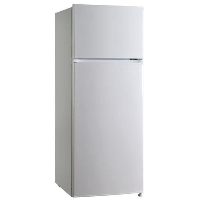 207 l l 55 x h 143 cm Blanc réfrigérateur congélateur Haut 166 + 41 l a+ - Froid Statique Oceanic f2d207w 