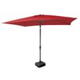 Parasol rectangle 2x3m inclinable - TERRACOTTA-0
