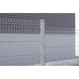 Kit 50 M Cloture Rigide Avec Soubassement Achat Vente Pas Cher