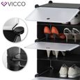 Armoire A Chaussures Vicco Modulaire Bricolage Systeme D Etagere