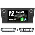 AWESAFE Autoradio Android 12 pour BMW Series 3 E90 E91 E92 E93 <2Go+32Go> avec Carplay Android Auto 7 Pouces Écran GPS BluetoothWiFi-0