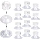 12pcs Ventouse Store Camping Car Ventouses avec Filetage Ventouse Camping Car Accessoires pour Caravane Camping-Car Accessoire PZCC