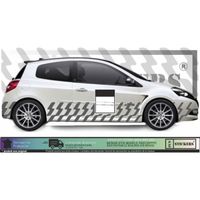 UNIVERSELLE déco rallye 1 - GRIS - Kit Complet  - voiture Sticker Autocollant
