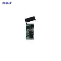 Couleur 1 Récepteur uniquement ZKRLLF Mini relais sans fil 433mhz DC 3.6V 5V 12V 24V, 1ch, télécommande RF interrupteur, contrôleu