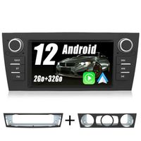 AWESAFE Autoradio Android 12 pour BMW Series 3 E90 E91 E92 E93 <2Go+32Go> avec Carplay Android Auto 7 Pouces Écran GPS BluetoothWiFi