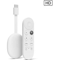 Passerelle multimédia Google Chromecast avec Google TV Version HD - GOOGLE - Blanc - 1.25 cm - 6.1 cm - 55 g