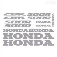 11 stickers CBR500R – GRIS CLAIR – sticker HONDA CBR 500 R - HON444