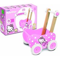 Landau en bois - VILAC - Hello Kitty - Rose - 35 x 27 x 46 cm - Pour enfants de 2 ans et plus