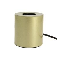 Xanlite - Lampe à poser cylindrique en métal couleur laiton, compatible culot E27, IP20, 60W puissance max - XDLAPCYCLOML