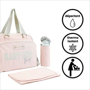 SAC À LANGER Sac à langer BABY ON BOARD SIMPLY BABYBAG - Rose