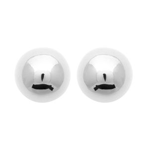 Boucles D'oreilles Barre 20x1mm En Acier Chirurgical 316L Argenté - Neuf Avec étiquettes