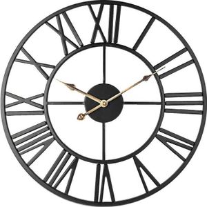 AMS 9467-Horloge murale-Horloge XXL-ANTIK Optique-VINTAGE Horloge-montres NEUF 